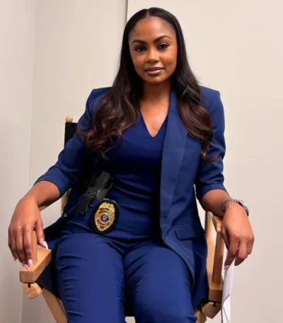 Joyce Glenn Checkmate Blue Blazer