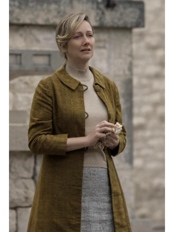 Judy Greer The Long Walk Brown Coat