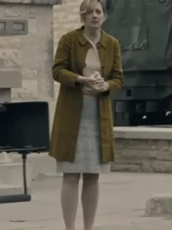 Judy Greer The Long Walk Brown Coat