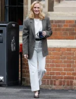 Julia Roberts After The Hunt Grey Coat