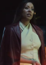 Julia Sweetpea Leather Blazer