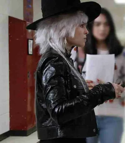 Just Beyond 2021 Jy Prishkulnik Black Leather Jacket