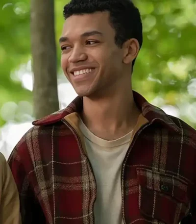 Justice Smith All The Bright Places Theodore Finch Red Jacket