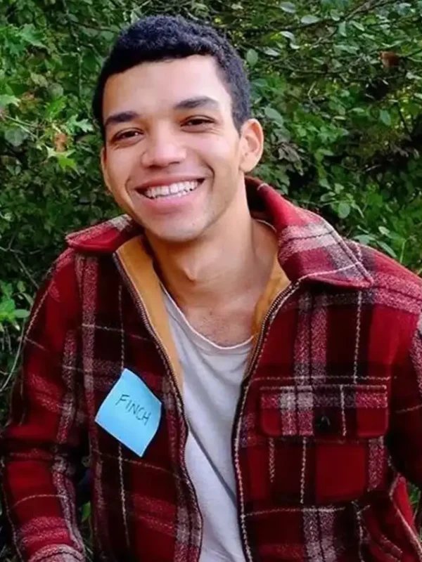 Justice Smith All The Bright Places Theodore Finch Red Jacket
