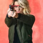 Kate Beckinsale Jolt Lindy Green Bomber Jacket
