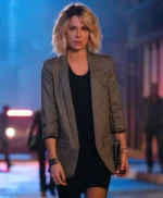 Kate Beckinsale Jolt Lindy Grey Suiting Blazer