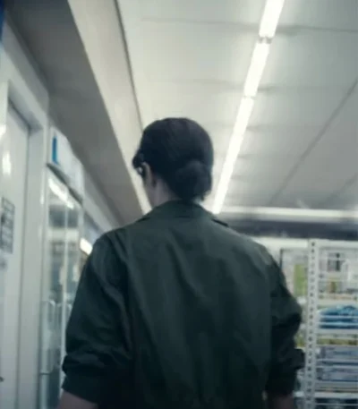 Kate Mary Elizabeth Winstead Military Green Jacket