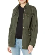 Kate Mary Elizabeth Winstead Military Green Jacket