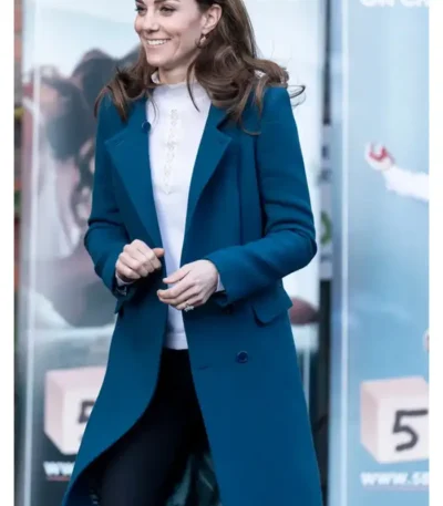 Kate Middleton LEYF Blue Coat