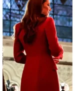 Kate Middleton Red Wool Coat