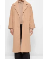 Kate Ritchie The Role of a Lifetime S01 Beige Wool Coat
