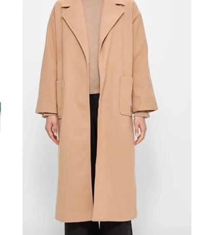 Kate Ritchie The Role of a Lifetime S01 Beige Wool Coat