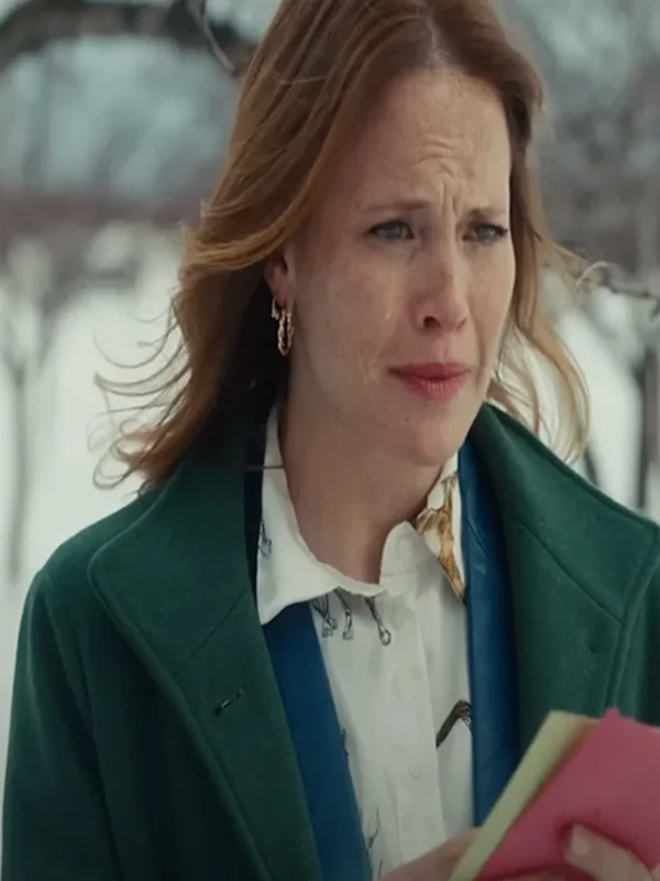 Katie Leclerc A Cherry Pie Christmas Green Coat