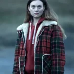 Katla Ása Plaid Jacket Shearling Trim