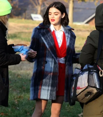 Katy Keene Wool Checked Coat