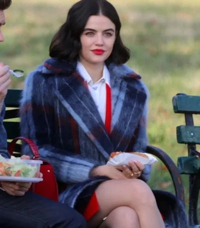 Katy Keene Wool Checked Coat
