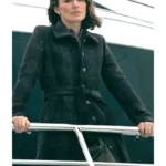 Keira Knightley The Woman in Cabin 10 Black Coat