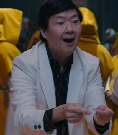 Ken Jeong The Pentaverate White Blazer Coat