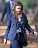 Keri Russell The Diplomat 2023 Blue Suit