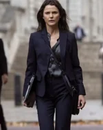 Keri Russell The Diplomat 2023 Blue Suit