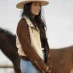 Kesun Lee Swiping America Sherpa Jacket