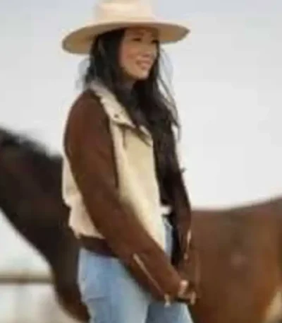 Kesun Lee Swiping America Sherpa Jacket