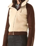 Kesun Lee Swiping America Sherpa Jacket