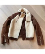 Kesun Lee Swiping America Sherpa Jacket