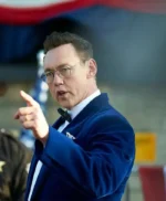 Kevin Durand Clown In A Cornfield Blue Velvet Blazer
