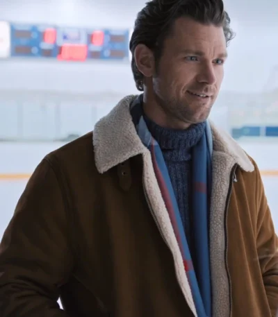 Kevin McGarry 2024 Brown Shearling Jacket