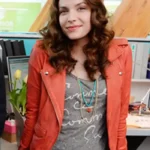 Kevin from Work Paige Spara Red Leather Jacket