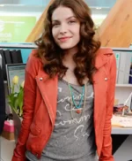 Kevin from Work Paige Spara Red Leather Jacket