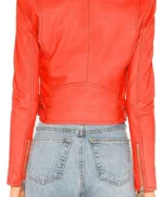 Kevin from Work Paige Spara Red Leather Jacket