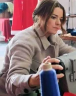 Lights Camera Christmas Kimberley Sustad Gray Coat