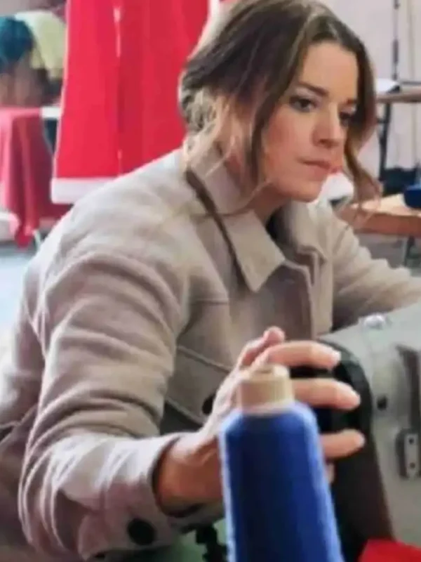 Lights Camera Christmas Kimberley Sustad Gray Coat