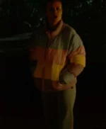 Kit Unicorn Store Brie Larson Parachute Puffer Tricolor Jacket