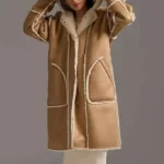 Kyra Epps Buying Back the Block 2023 Brown Fur Coat