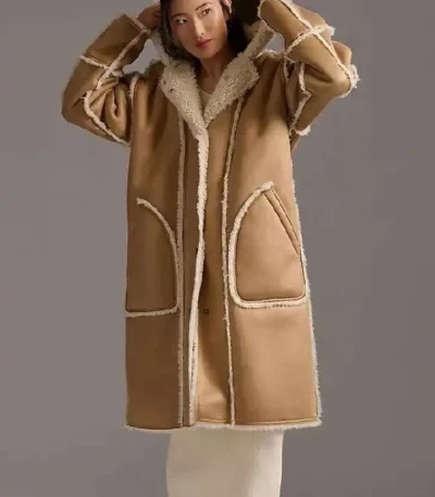 Kyra Epps Buying Back the Block 2023 Brown Fur Coat