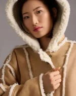 Kyra Epps Buying Back the Block 2023 Brown Fur Coat