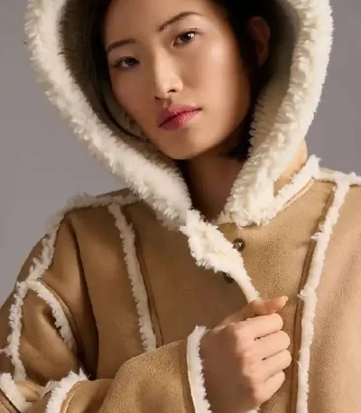 Kyra Epps Buying Back the Block 2023 Brown Fur Coat
