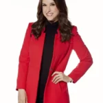 Lacey Chabert Christmas in Rome Red Coat