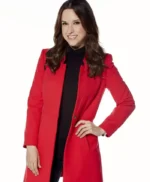 Lacey Chabert Christmas in Rome Red Coat