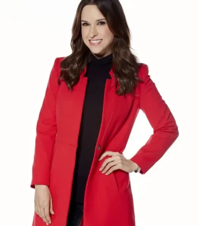 Lacey Chabert Christmas in Rome Red Coat