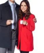 Lacey Chabert Christmas in Rome Red Coat