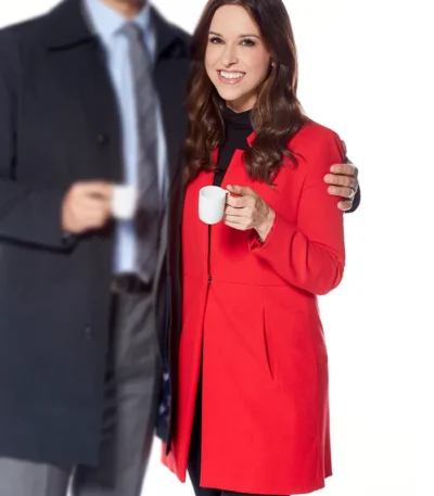 Lacey Chabert Christmas in Rome Red Coat