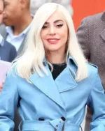Lady Gaga Leather Coat