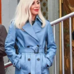 Lady Gaga Leather Coat