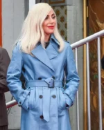 Lady Gaga Leather Coat