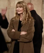 Laura Dern Is This Thing On Brown Coat