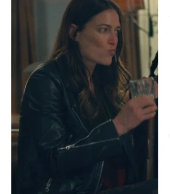 Lauren Glazier Ransom Canyon S01 Black Leather Jacket